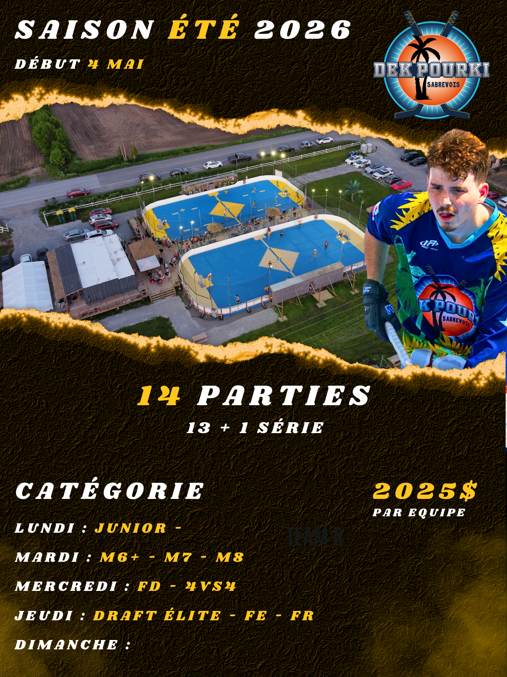 Blue and Black Modern American Football Tournament Poster